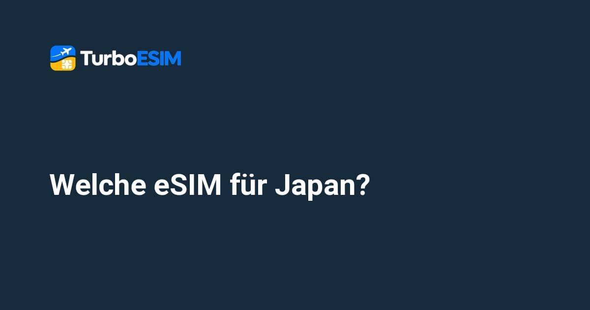 Welche eSIM für Japan? Der beste Mobilfunktarif für Highspeed-Daten in Tokio & Kyoto