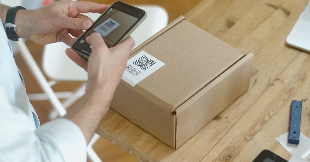 Scansione di un codice QR da smartphone